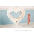 Unique Heart shape metal light candle holder